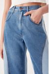 Calça Jeans Bicolor