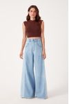 Calça Jeans Flare Recorte