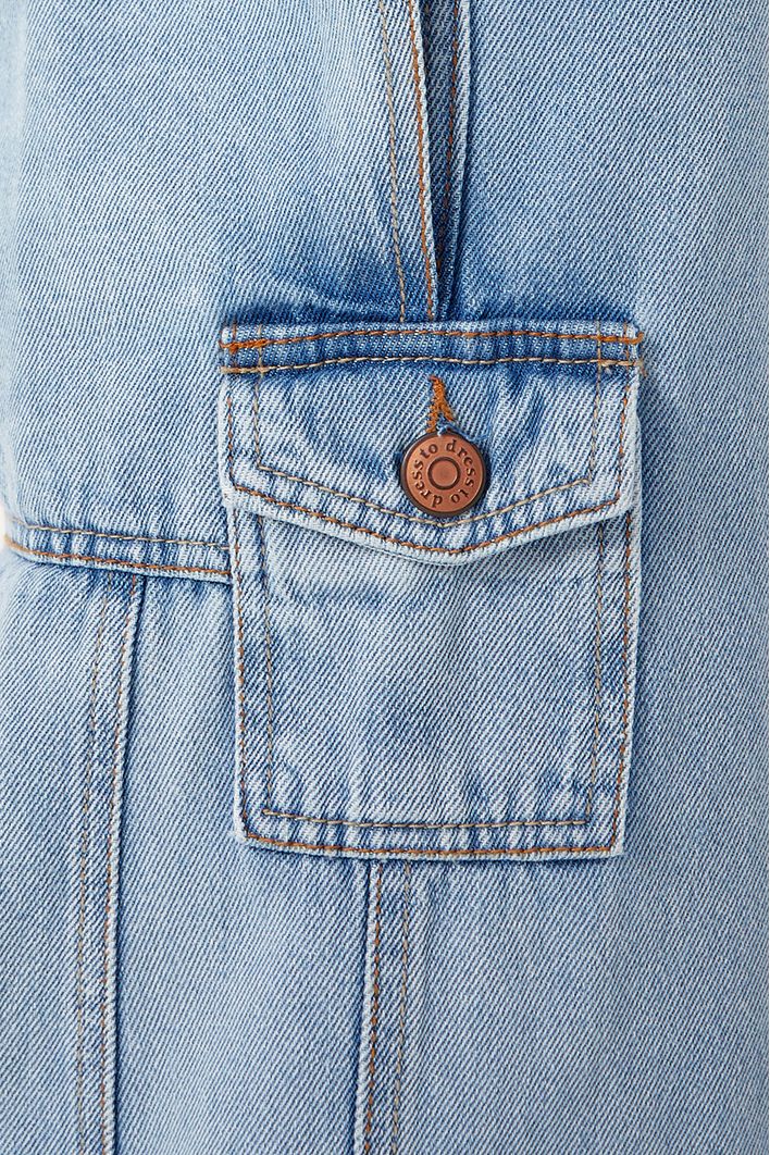 Calça Jeans Bolsos