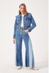 Calça Jeans Bicolor