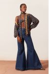 Calça Jeans Flare Dark