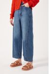 Calça Jeans Detalhe Zig Zag