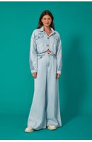 Calça Jeans Bicolor