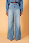 Calça Jeans Alfaiataria Bainhas