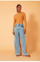 Calça Jeans Detalhe Color