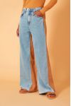 Calça Jeans Detalhe Color