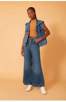 Calça Jeans Botões Braguilha