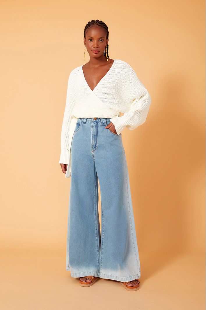 Calça Jeans Barra Marcada