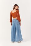 Calça Jeans Cropped Bainha