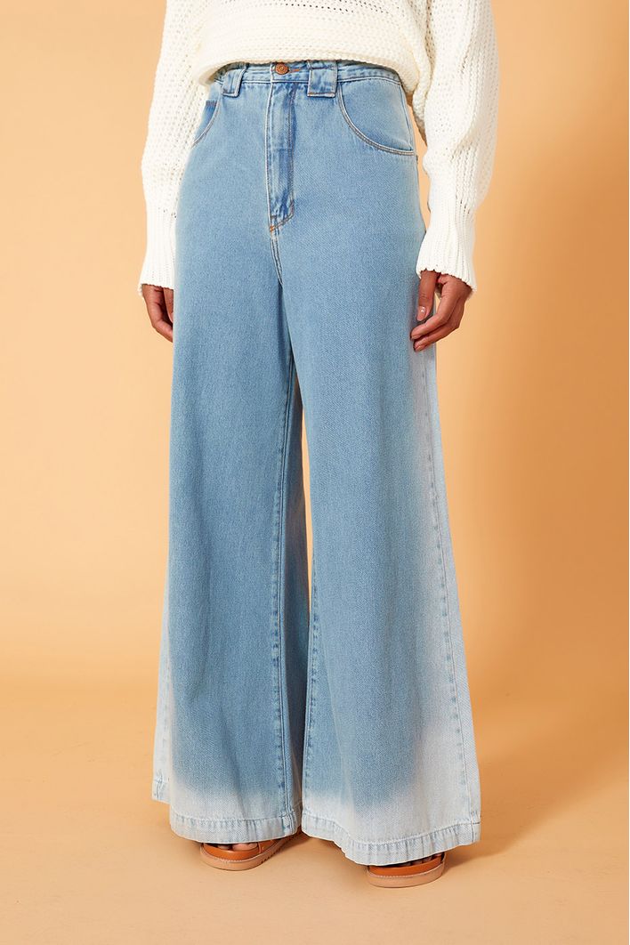 Calça Jeans Barra Marcada
