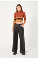 Calça Boyfriend Leather