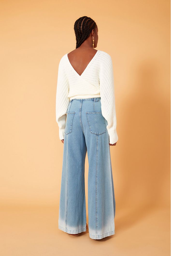 Calça Jeans Barra Marcada