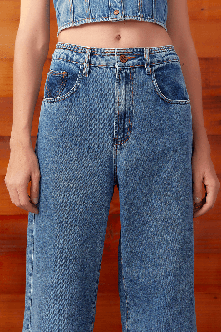 Calça Jeans Boyfriend