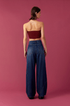 Calça Jeans Detalhe Dark