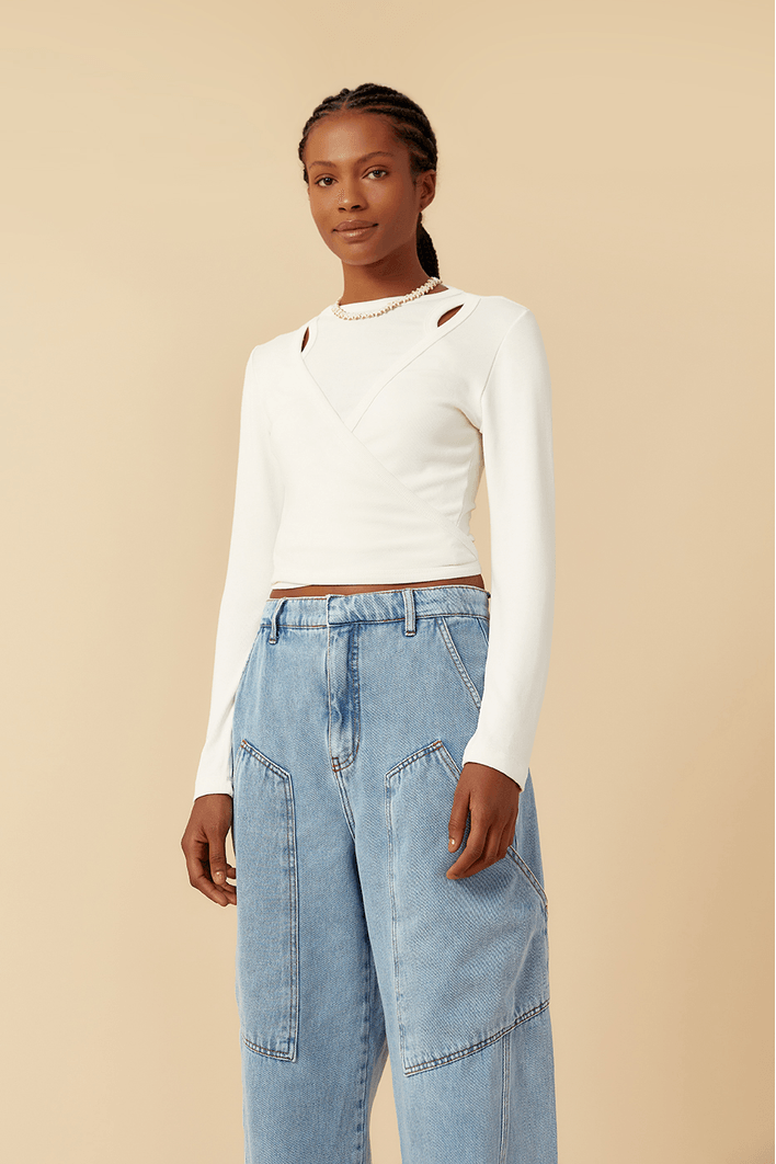 Calça Jeans Recortes