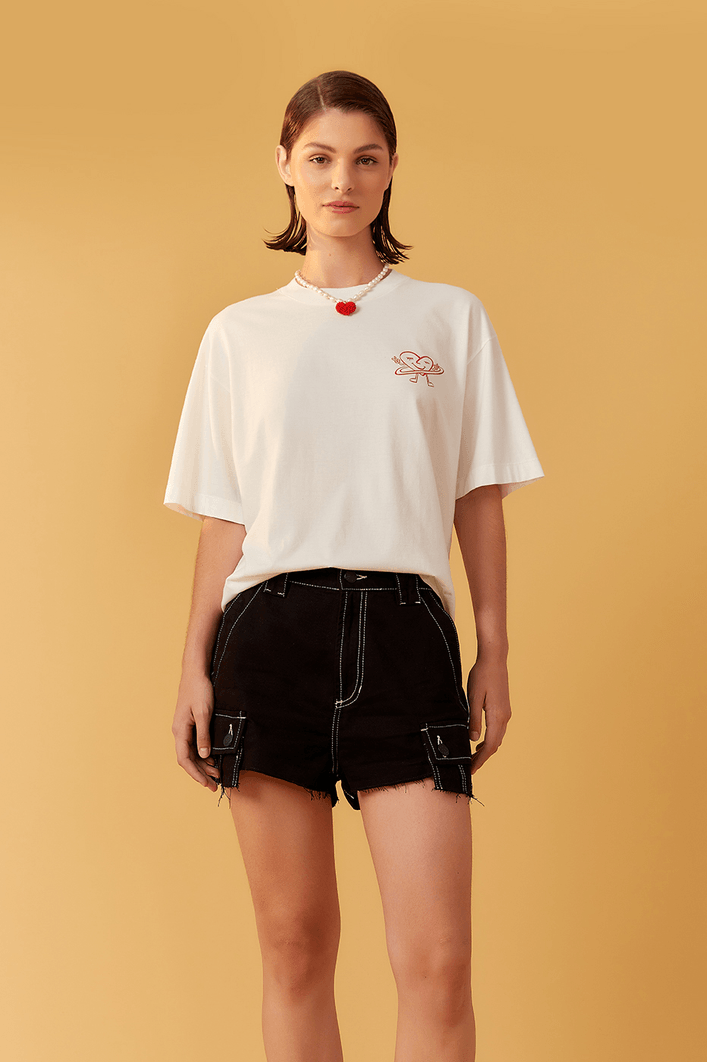 Short Sarja Cargo Pespontos