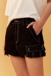 Short Sarja Cargo Pespontos