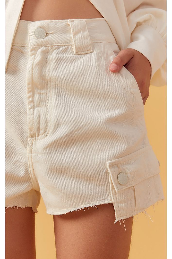Short Sarja Cargo Pespontos