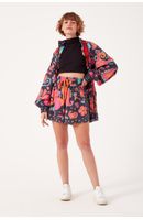 Short Nylon Estampa Happy