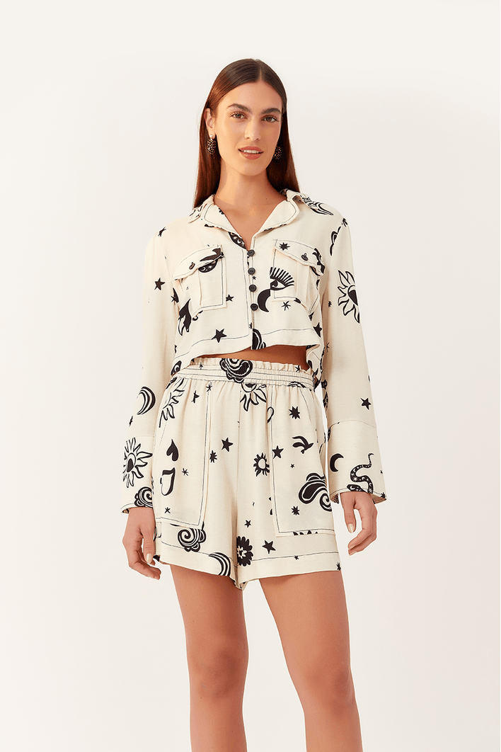 Short Estampa Sonhos