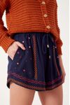 Short Linho Bordado