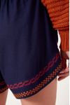 Short Linho Bordado