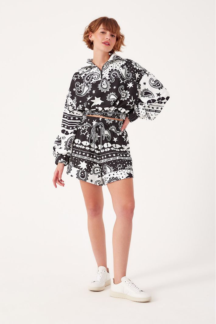 Short Moletom Estampa Paisley Love - 04.29.0696|471
