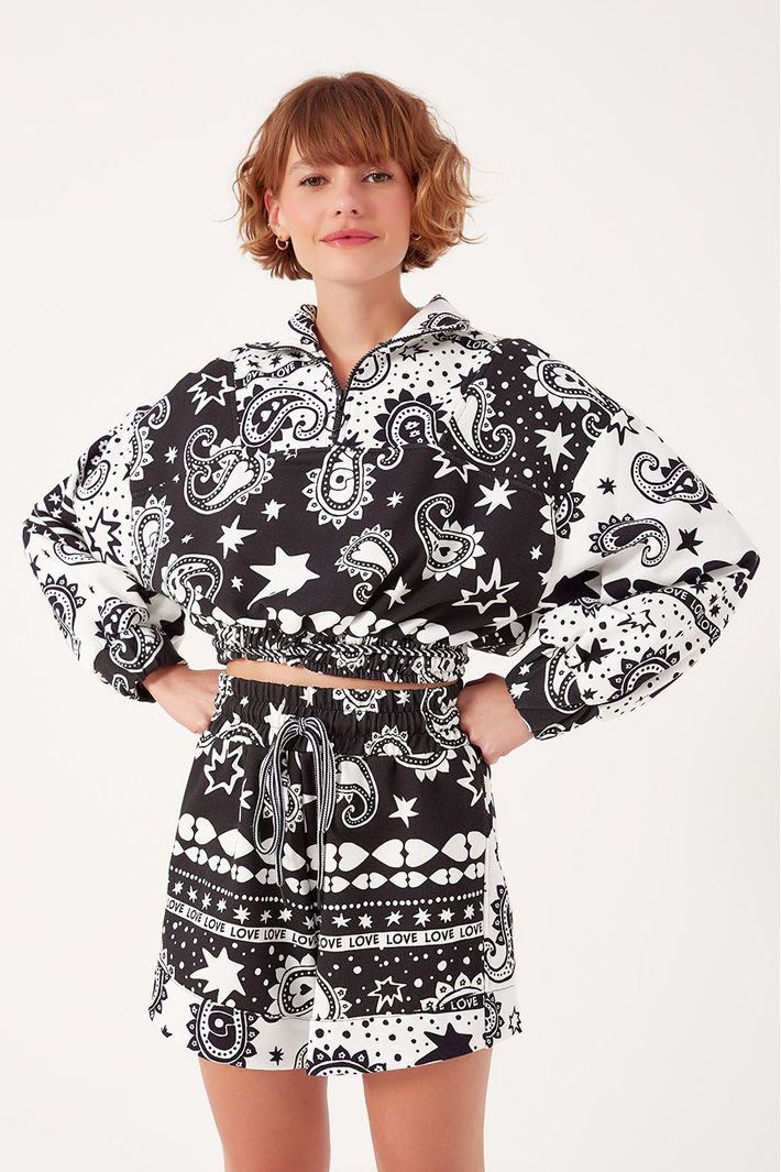 Short Moletom Estampa Paisley Love - 04.29.0696|471