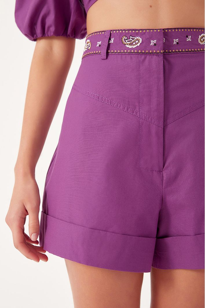 Short Bordado Bandana