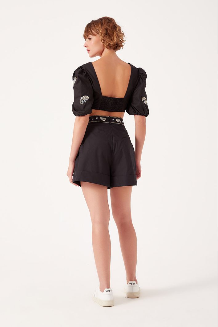 Short Bordado Bandana