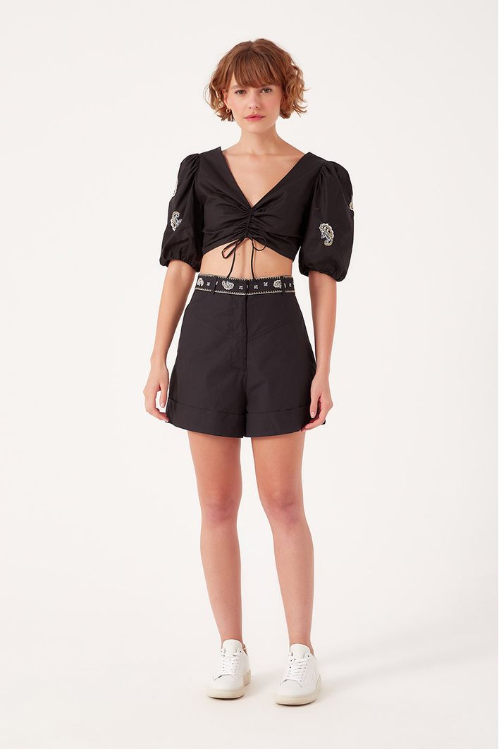 Short Bordado Bandana