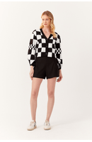 Short Linho Detalhe Lateral