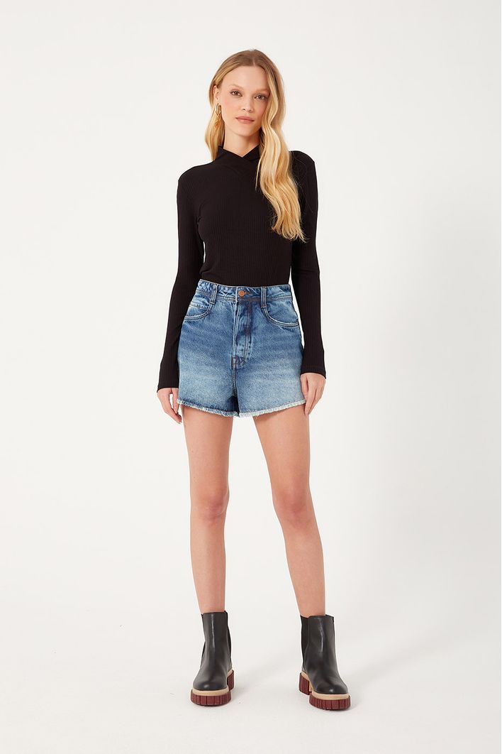 Short Jeans Desfiado
