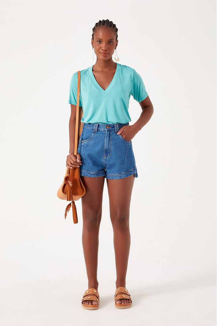 Short Jeans Pespontos