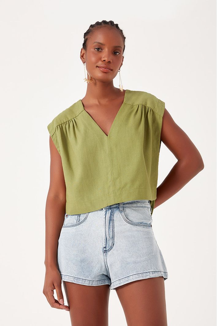 Short Jeans Detalhe Pence