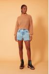 Short Jeans Detalhe Color