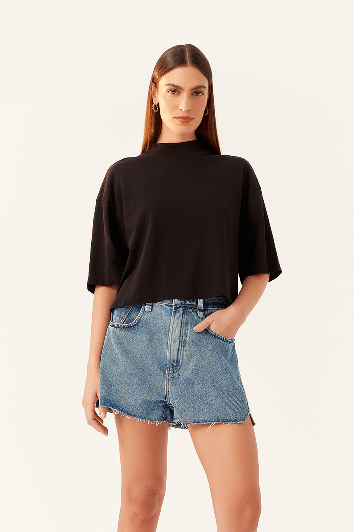 Short Jeans Boyfriend Dark
