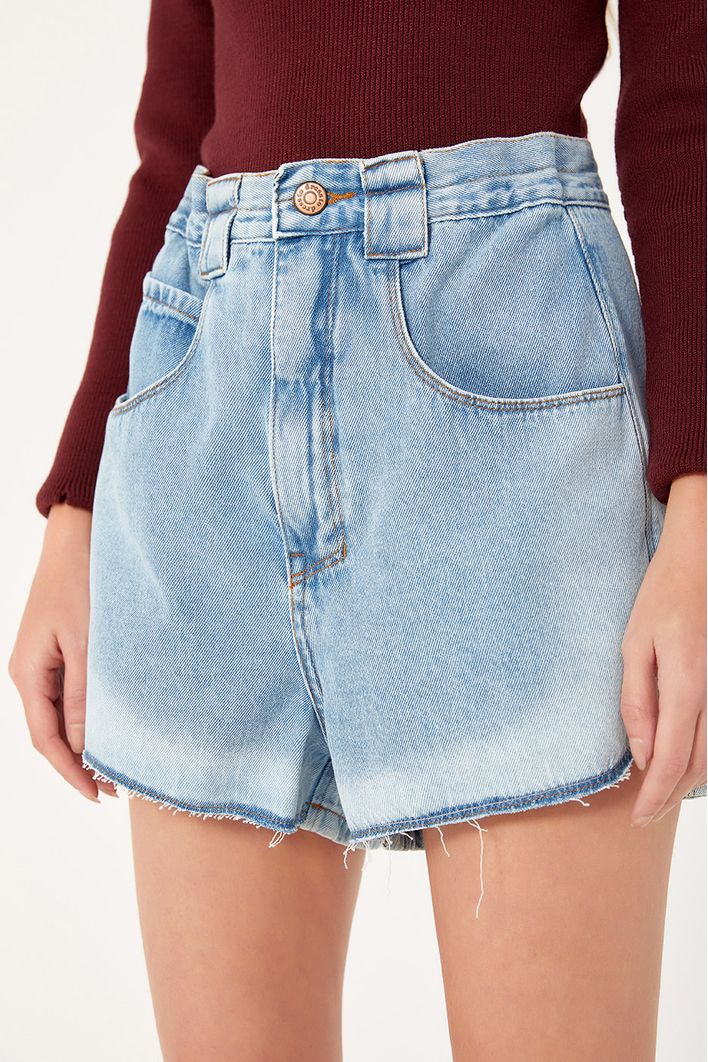 Short Jeans Barra Marcada