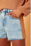 Short Jeans Detalhe Color