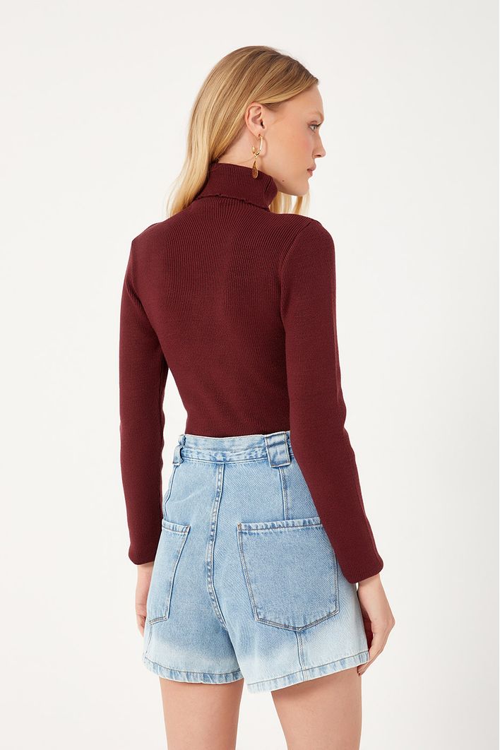 Short Jeans Barra Marcada