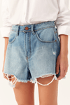 Short Jeans Basic Puídos