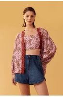 Short Jeans Detalhe Dark