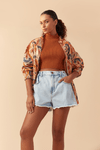 Short Jeans Regulagem Cós