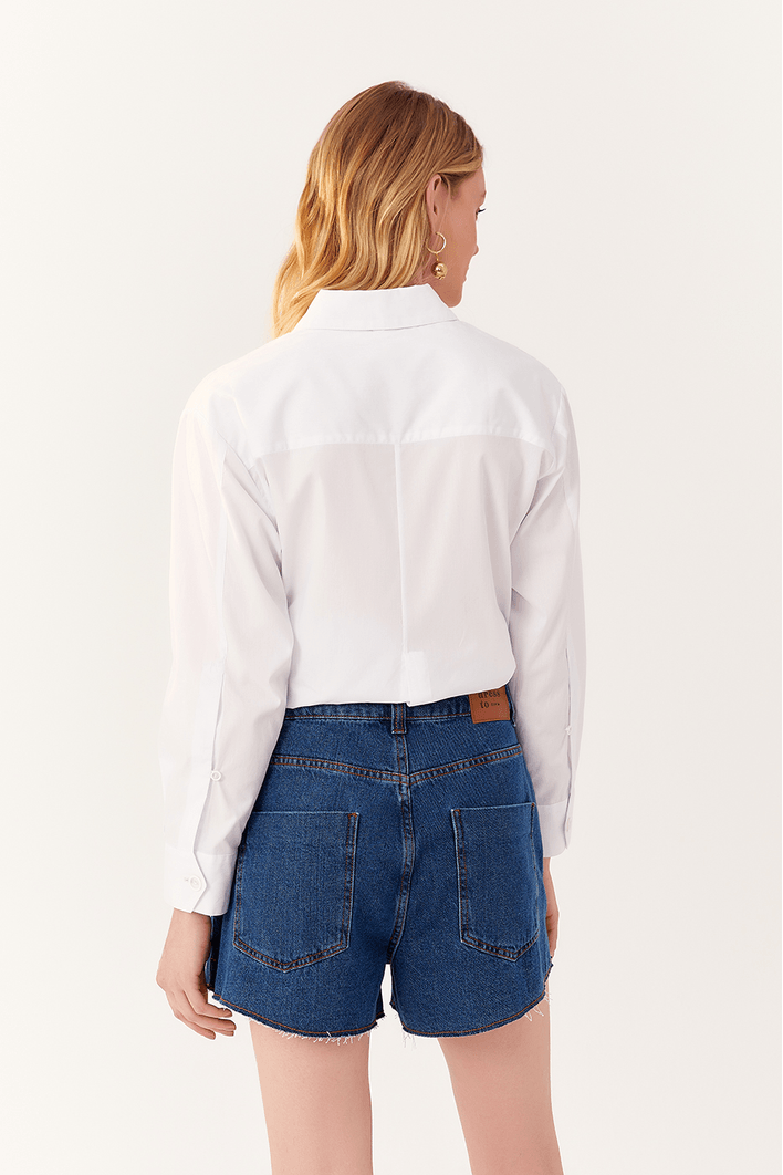 Short Jeans Basic Dark