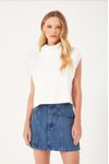 Saia Jeans Botoes