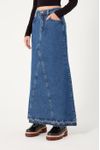 Saia Jeans Bainha Marcada