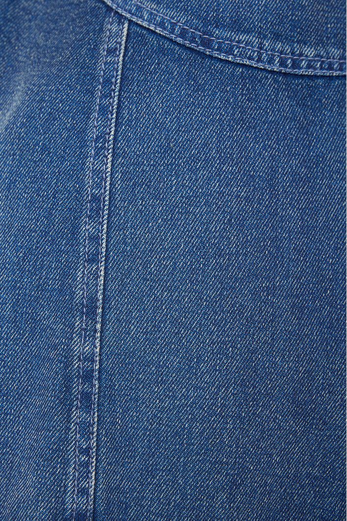 Saia Jeans Botoes