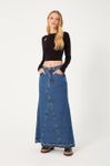 Saia Jeans Bainha Marcada