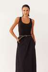 Saia Cropped Algodão Ampla