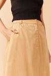 Saia Cropped Algodão Ampla